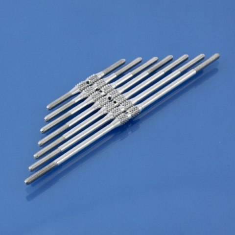 Śruba rzymska - aluminiowa radełkowana M2,5 x 40 mm MP-JET