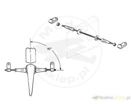 System podwójnego usterzenia steru kierunku lub wysokości - DU-BRO [#880]
