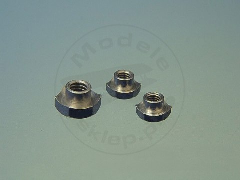 Sześciokątna nakrętka z przelotem MP-JET M4 (4 szt.)