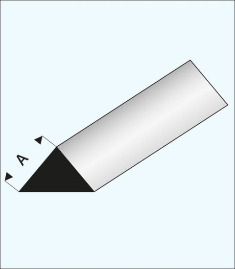 Trójkątny Profil plastikowy 90deg; 4,0 x 1000 mm - MAQUETT