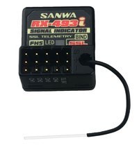 Aparatura SANWA MT-R 2,4 GHz FH5 + RX-493i