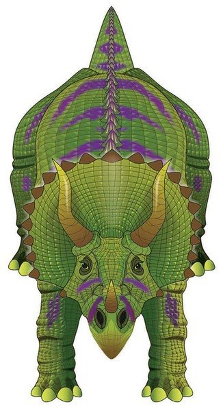 Latawiec BRAINSTORM - WNS DinoSoars 48x25.5" Nylon Triceratops