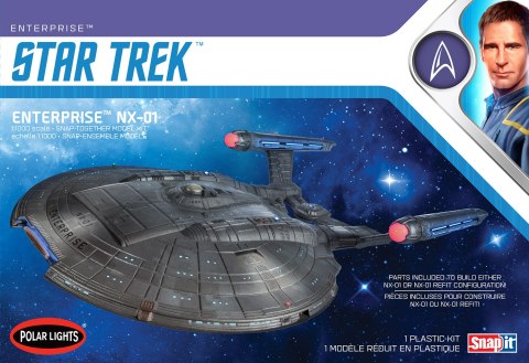 Model Plastikow - Statek Kosmiczny Star Trek NX-01 Enterprise (Snap) 2T - POL966