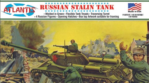 Model Plastikowy - ATLANTIS Models 1:48 Czołg Russian Stalin Tank - AMCA303