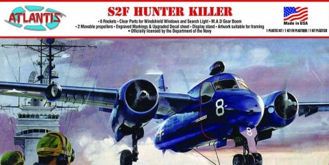 Model Plastikowy - ATLANTIS Models 1:54 Samolot US Navy S2F Hunter Killer - AMCA145