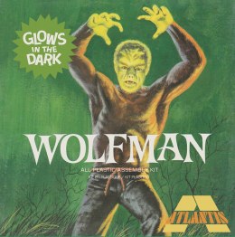 Model Plastikowy - ATLANTIS Models Figurka Wilkołak Lon Chaney Jr. The Wolfman Glow Limited Edition - AMCA450