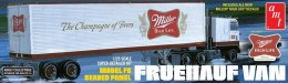 Model Plastikowy - Naczepa 1:25 Fruehauf 40' Semi Trailer (Miller Beer) - AMT1234