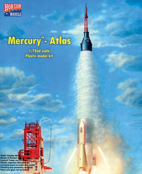 Model Plastikowy - Rakieta Mercury Atlas 1/72 - Horizon Models #2002