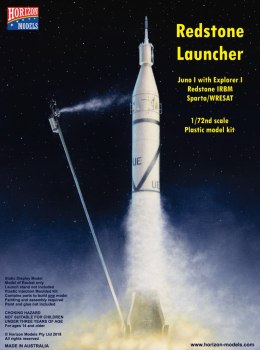 Model Plastikowy - Rakieta Redstone Launcher 1/72 - Horizon Models #2005