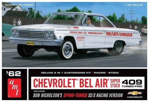Model Plastikowy - Samochód 1:25 1962 Chevy Bel Air Super Stock Don Nicholson - AMT1283