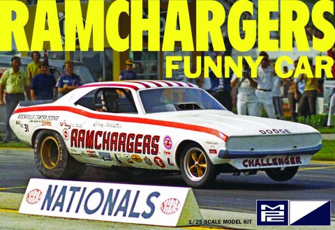 Model Plastikowy - Samochód 1:25 Ramchargers Dodge Challenger Funny Car - MPC964