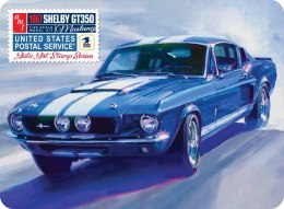 Model Plastikowy - Samochód 1967 Shelby GT350 USPS Stamp Series 1:25 - zestaw w metalboxie! - AMT1356