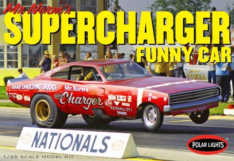 Model Plastikowy - Samochód 1969 Dodge Charger Funny Car Mr. Norm 1:25 - POL989