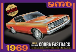 Model Plastikowy - Samochód 1969 Ford Torino Cobra Fastback 2T - AMT1217