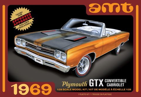 Model Plastikowy - Samochód 1969 Plymouth GTX Convertible - AMT1137