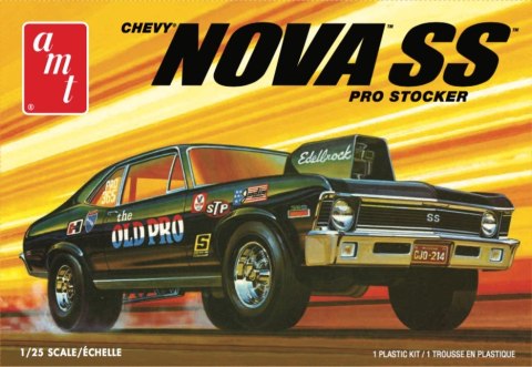 Model Plastikowy - Samochód 1972 Chevy Nova SS "Old Pro" - AMT1142