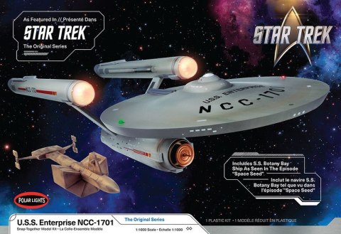 Model Plastikowy - Statek Kosmiczny Star Trek U.S.S. Enterprise NCC-1701 1:2500 - POL1000