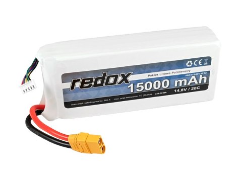 Redox 15000 mAh 14,8 20C XT90 - pakiet LiPo