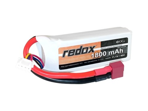 Redox 1800 mAh 11,1V 40C - pakiet LiPo