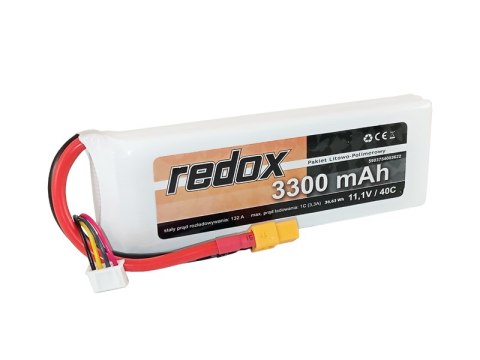 Redox 3300 mAh 11,1V 40C XT-60 - pakiet LiPo