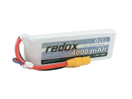 Redox 4000 mAh 7,4V 20C XT90 - pakiet LiPo