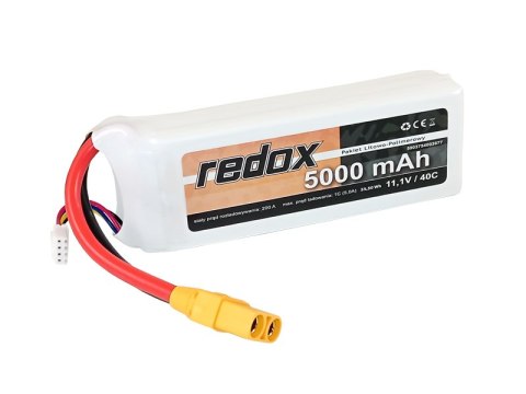 Redox 5000 mAh 11,1V 40C XT-90 - pakiet LiPo