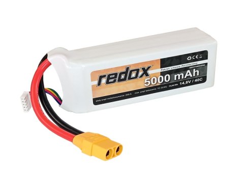 Redox 5000 mAh 14,8V 40C XT-90 - pakiet LiPo