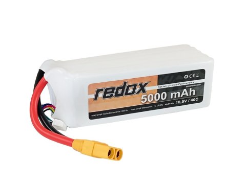 Redox 5000 mAh 18,5V 40C XT-90 - pakiet LiPo