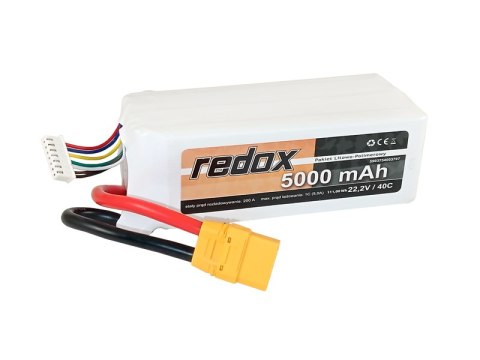 Redox 5000 mAh 22,2V 40C XT-90 - pakiet LiPo