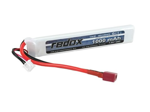 Redox ASG 1000 mAh 7,4V 20 (scalony) - pakiet LiPo