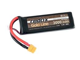 Redox Gold Line 3000 mAh 7,4V 80C XT-60 - pakiet LiPo