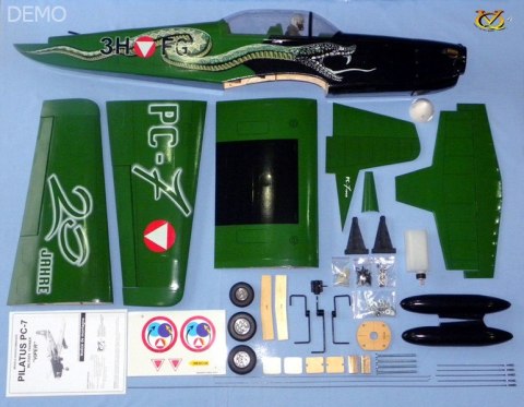 Samolot Pilatus PC-7 (klasa .46 EP-GP)(wersja Viper) - VQ-Models