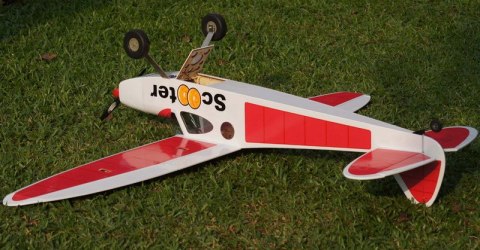 Samolot Scooter (klasa .46 EP-GP)(wersja czerwona) - VQ-Models