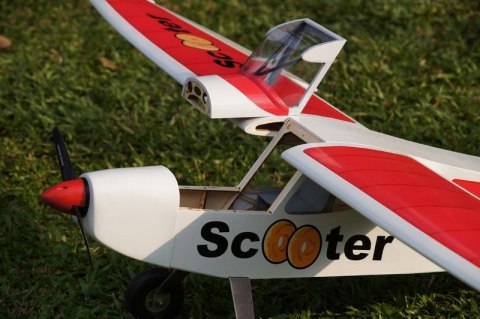 Samolot Scooter (klasa .46 EP-GP)(wersja czerwona) - VQ-Models