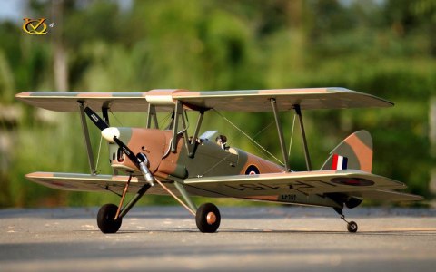 Samolot Tiger Moth (klasa .46 EP-GP)(wersja Camo) ARF - VQ-Models