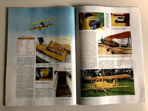 Samolot Tiger Moth (klasa .46 EP-GP)(wersja Camo) ARF - VQ-Models