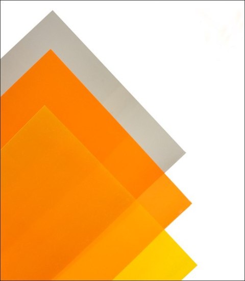 Transparentna Brązowa Płyta PVC 0,23 x 194 x 320 mm - MAQUETT