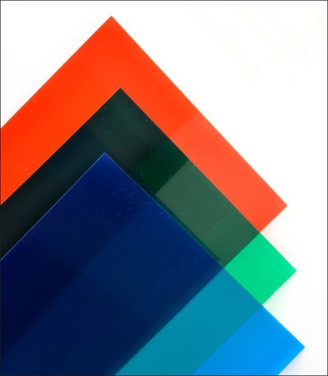 Transparentna Czerwona Płyta PVC 0,23 x 194 x 320 mm - MAQUETT