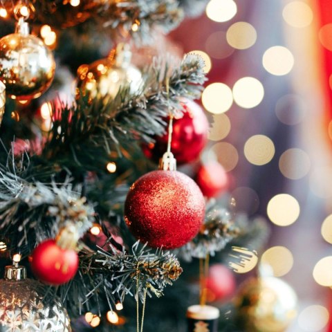 BOMBKA DEKORACYJNA PLASTIKOWA BEZPIECZNA 40SZT CZERWONY MICA