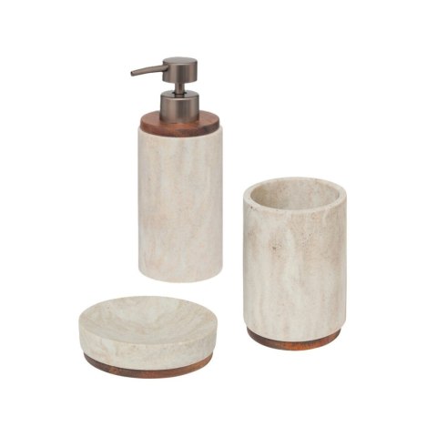 Komplet łazienkowy beżowy 3el. Como