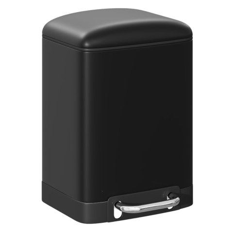 Kosz na śmieci 6L czarny Ariane