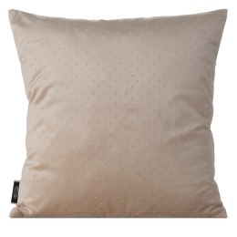 Poszewka ARIADNA 45x45 cm beżowy diamenciki