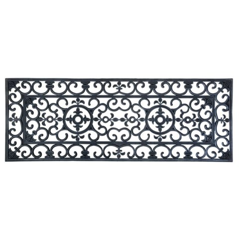 Wycieraczka gumowa w stylu wiktoriańskim 120x45 cm