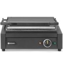 Grill elektryczny kontaktowy z płytą ryflowaną 340x235 mm 2200 W