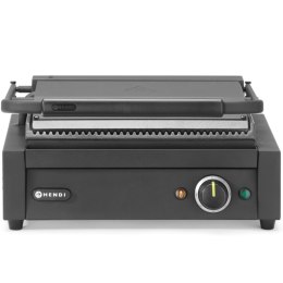 Grill elektryczny kontaktowy z płytą ryflowaną 340x235 mm 2200 W