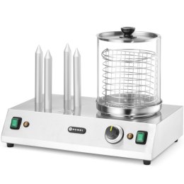 Podgrzewacz do hot-dogów bułek parówek 4 szpikulce 550 W