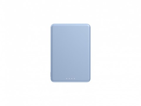 PowerBank Super Slim Magnetic 5000 niebieski