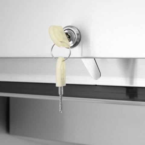 Szafa chłodnicza lodówka 1-drzwiowa 4 półki STAL GN 2/1 465 l 250 W