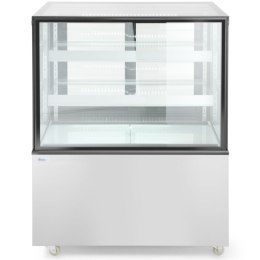 Witryna chłodnicza przeszklona ekspozycyjna 2 półki 300 l 480 W