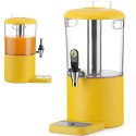 Dyspenser dozownik chłodzący do soków napojów UNIQ 4 l - żółty